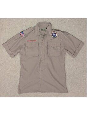 Scouting, BSA Uniform Official Shirt, Tan - Youth XL